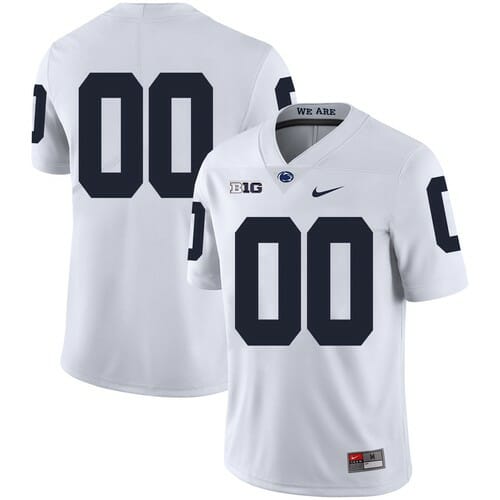 Penn State Jersey Custom Number White College Football