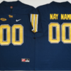 Pitt Panthers Custom Football Jersey Name Number College Dark Blue