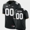 Purdue Custom Jersey Name and Number Black College Football Game