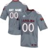 Gamecocks Custom Jersey Name and Number NCAA Football Grey