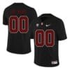 Stanford Cardinal Custom Jersey Name And Number Black College Football