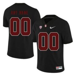 Stanford Cardinal Custom Jersey Name And Number Black College Football