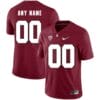Stanford Football Jersey Custom Name And Number Red College