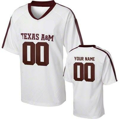 Texas A&M Custom Jersey Name Number College Football