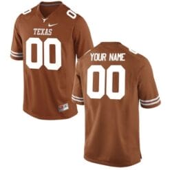 Custom Texas Longhorns Jersey Name Number College Football Orange