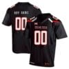 Texas Tech Custom Jersey Name Number Colleague Football Black
