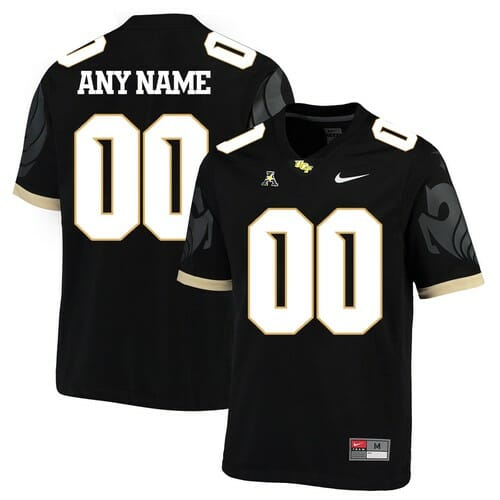 UCF Knights Custom Jersey Name And Number College Football Black