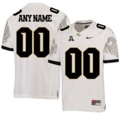 Custom UCF Football Jersey Black College White