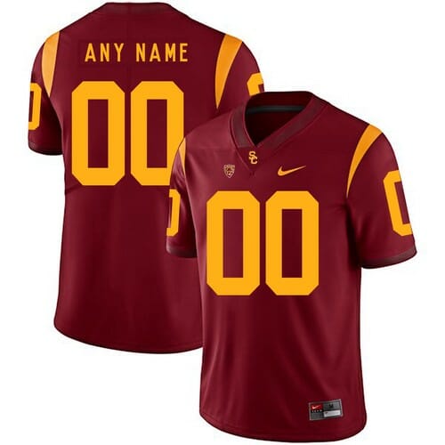 USC Trojans Custom Jersey Name Number Red College Football