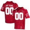 Utah Utes Custom Football Jersey Name Number Red College
