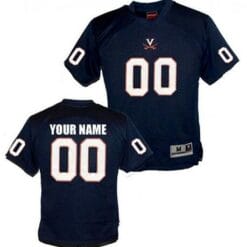 Custom Virginia Cavaliers Jersey Name And Number NCAA Navy
