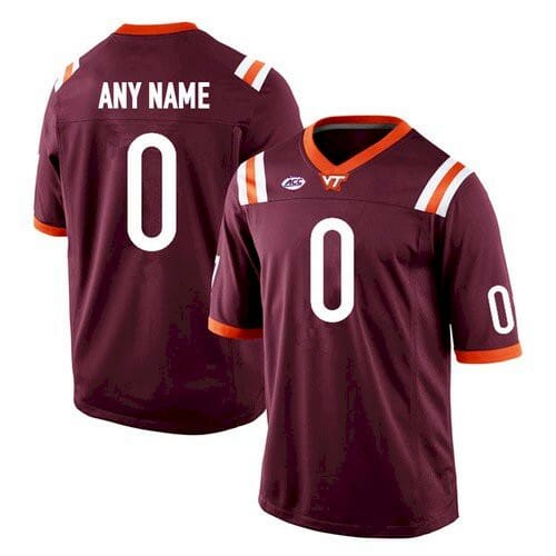 Virginia Tech Football Jersey Custom Stitched College Game Player Maroon