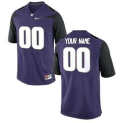 Custom Washington Huskies Jersey Name Number Purple College Football