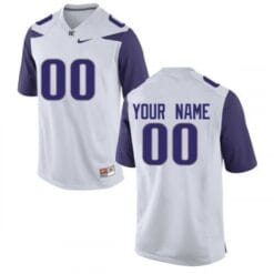 Washington Huskies Custom Football Jersey Name Number White College