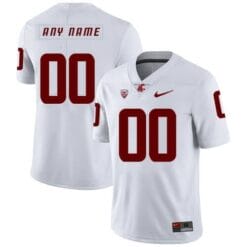 Custom Washington Football Team Jersey Name Number White College