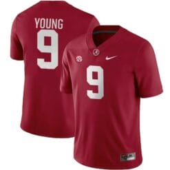 Alabama Crimson Tide #9 Bryce Young Football Game Jersey - Crimson