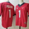 Georgia Bulldogs #1 Pickens NCAA College Football Jersey Red