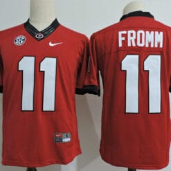 Georgia Bulldogs #11 Jake From NCAA College Football Jersey Red