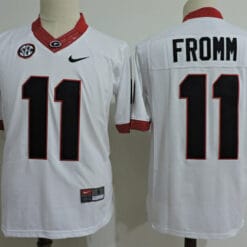 Georgia Bulldogs #11 Jake From NCAA College Football Jersey White