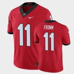 Georgia Bulldogs #11 Jake Fromm Red Limited Jersey