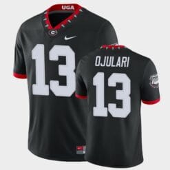 Georgia Bulldogs #13 Azeez Ojulari Black Game College Football Jersey