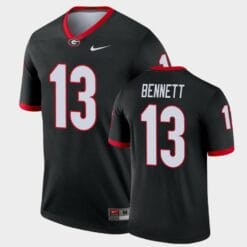 Georgia Bulldogs #13 Stetson Bennett Black Legend Alternate Jersey