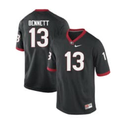 Georgia Bulldogs #13 Stetson Bennett College Football Jersey Limited Black