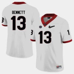 Georgia Bulldogs #13 Stetson Bennett College Football Jersey Limited White