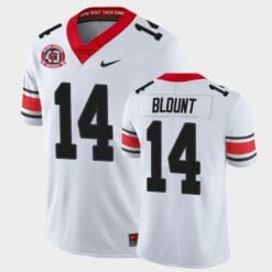 Georgia Bulldogs #14 Trey Blount White College Football 40th Anniversary Alternate Jersey
