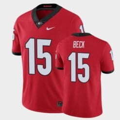 Georgia Bulldogs #15 Carson Beck Red Limited Jersey