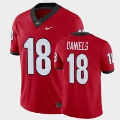 Georgia Bulldogs #18 JT Daniels Red College Football Alumni Player Jersey