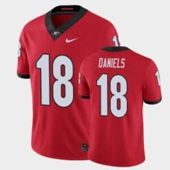 Georgia Bulldogs #18 JT Daniels Red Limited Jersey
