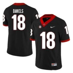 Georgia Bulldogs #18 Jt Daniels NCAA College Football Jersey Black