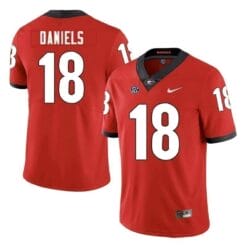 Georgia Bulldogs #18 Jt Daniels NCAA College Football Jersey Red 1