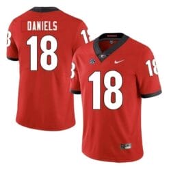 Georgia Bulldogs #18 Jt Daniels NCAA College Football Jersey Red