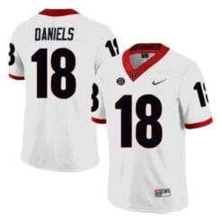 Georgia Bulldogs #18 Jt Daniels NCAA College Football Jersey White