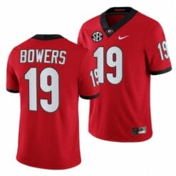 Georgia Bulldogs #19 Brock Bowers Red College Football Jersey