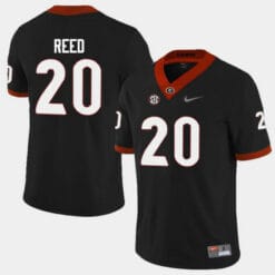 Georgia Bulldogs #20 J.R. Reed College Football Jersey Limited Black