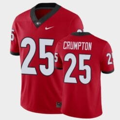 Georgia Bulldogs #25 Ahkil Crumpton Red College Football Alumni Player Jersey