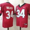 Georgia Bulldogs #34 Herchel Walker NCAA College Football Jersey Red