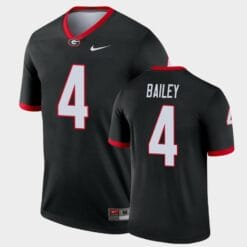 Georgia Bulldogs #4 Champ Bailey Black Legend Alternate Jersey