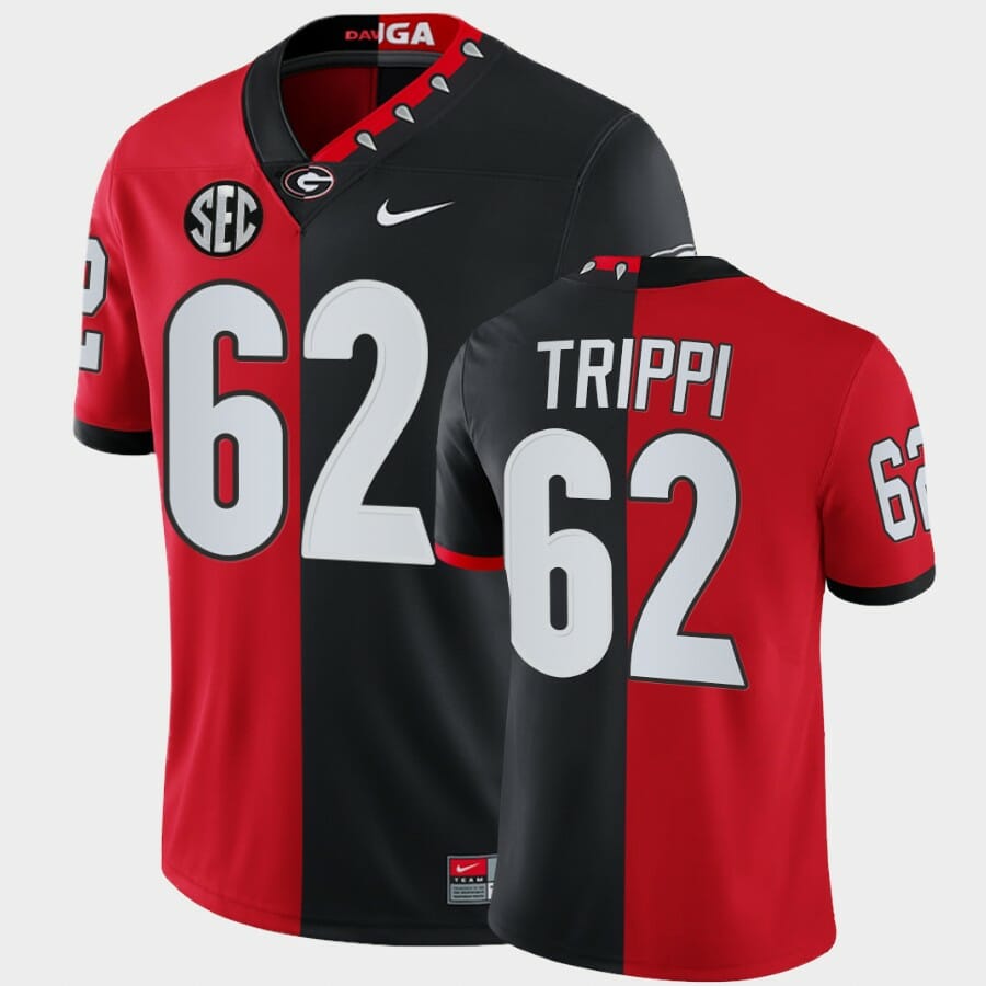 Georgia Bulldogs #62 Charley Trippi Red College Football Alumni Jersey