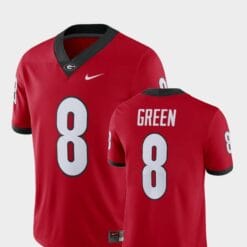 Georgia Bulldogs #8 A.J. Green Red Limited Jersey