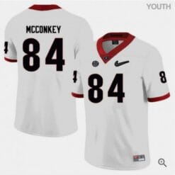 Georgia Bulldogs #84 Ladd Mcconkey College Football Jersey White