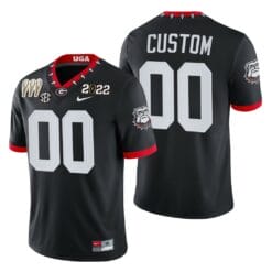 UGA Personalized Jersey 2021-22 CFP National Champions Black
