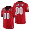 Georgia Bulldogs Custom 2021-22 CFP National Champions Jersey Red