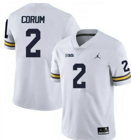 Michigan Wolverines #2 Blake Corum College Football jersey White