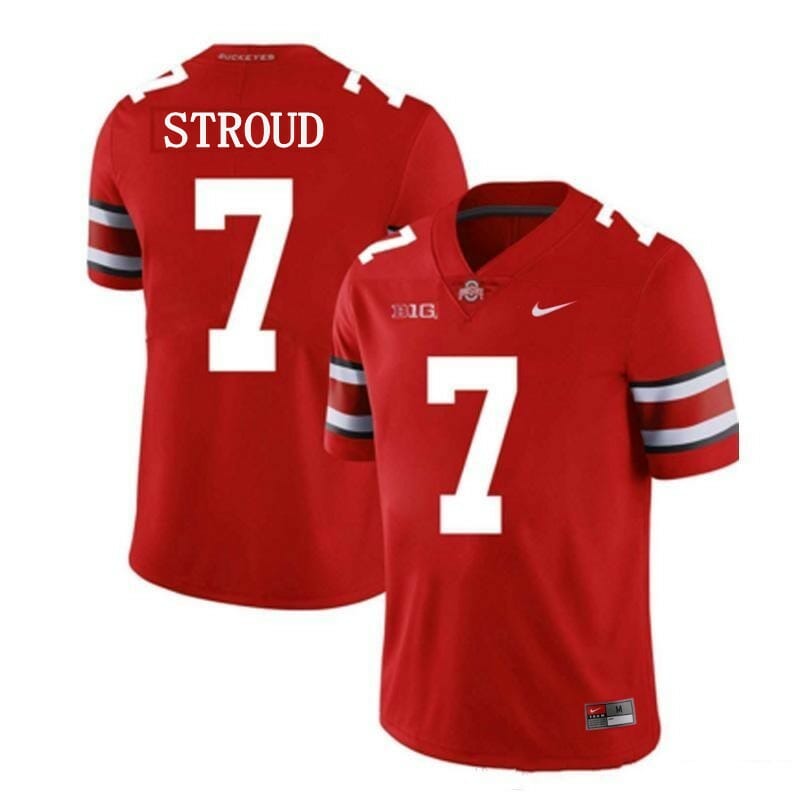 Ohio State Buckeyes #7 CJ Stroud College Football Jersey Red