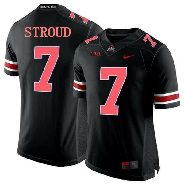 Ohio State Buckeyes #7 CJ Stroud NCAA College Football Jersey Black