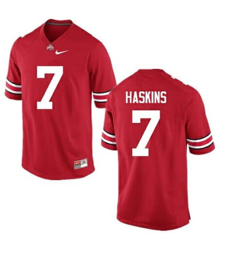 Ohio State Buckeyes #7 Dwayne Haskins NCAA College Football Jersey Red
